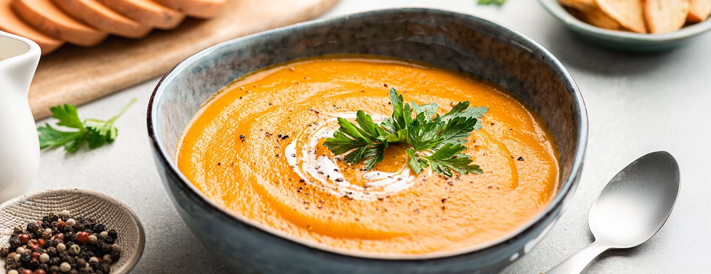 Recept na polévku ze sladkých brambor: Rychlá a snadná příprava