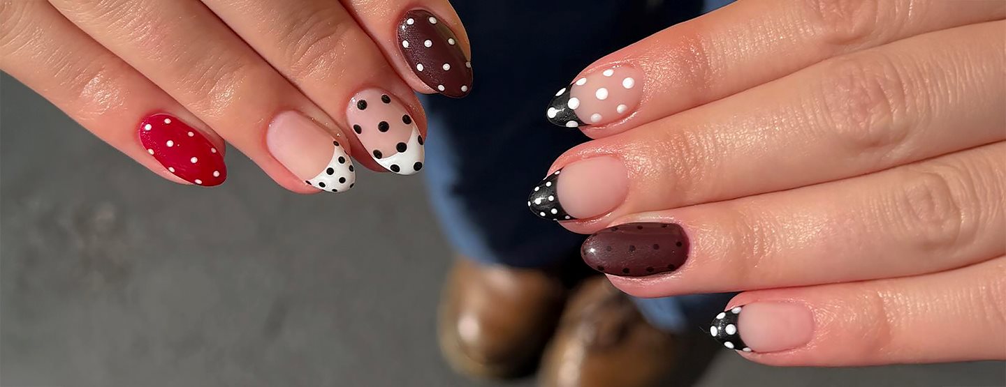 Polka Dot Nails: Hravá manikúra s puntíky