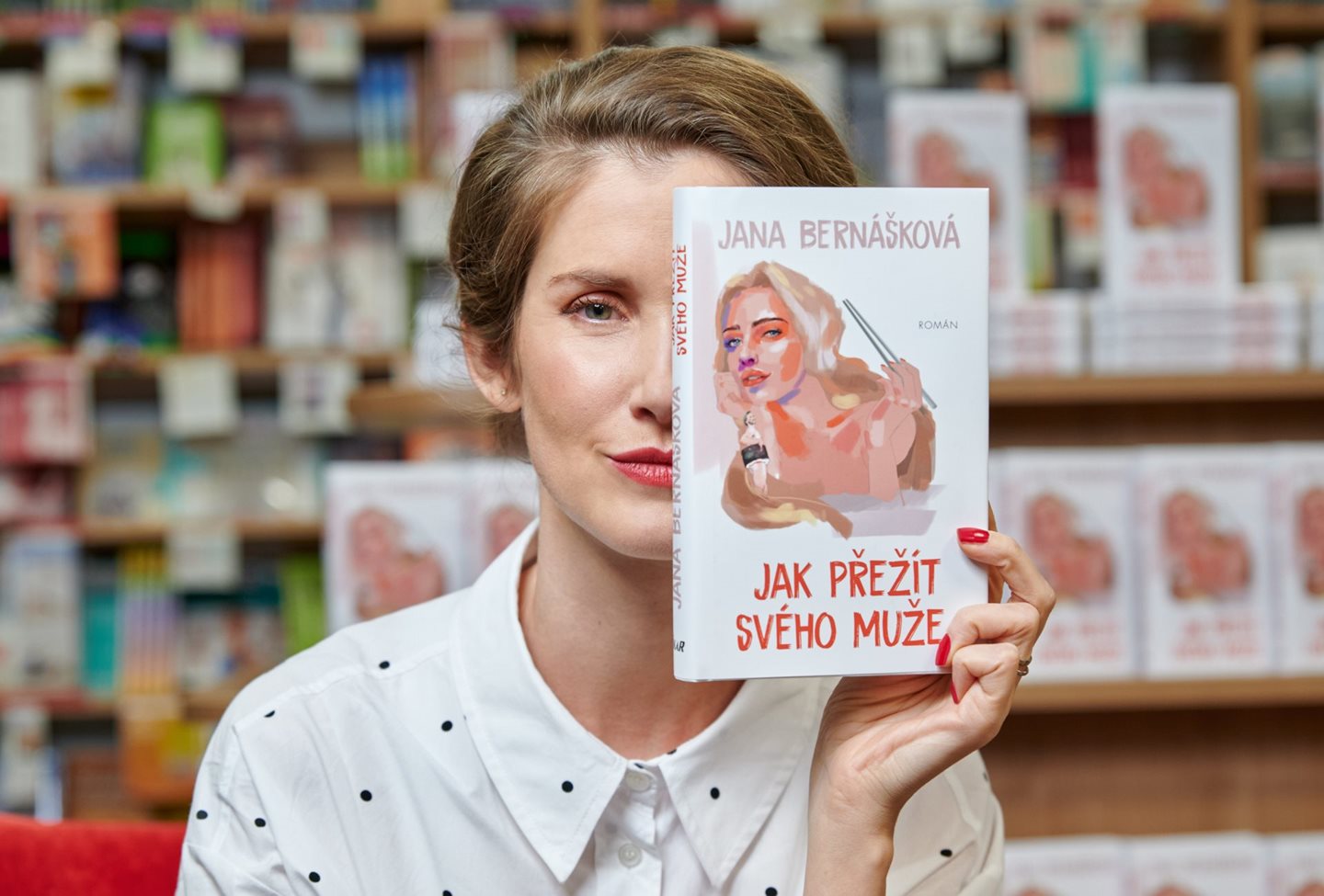 Píšící herečka Jana Bernášková